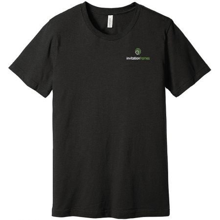 20-BC3001CVC, X-Small, Black Hthr, None, Left Chest, Invitation Homes - Full Color.